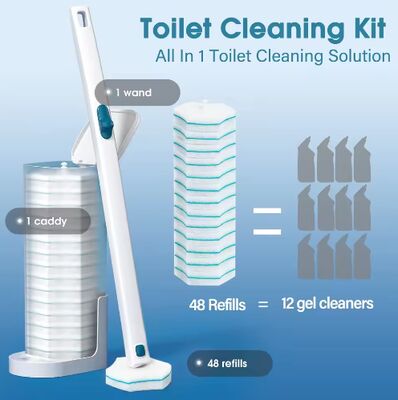 Set de brosses de toilette jetables, mural, personnalisable avec logo, Pratique